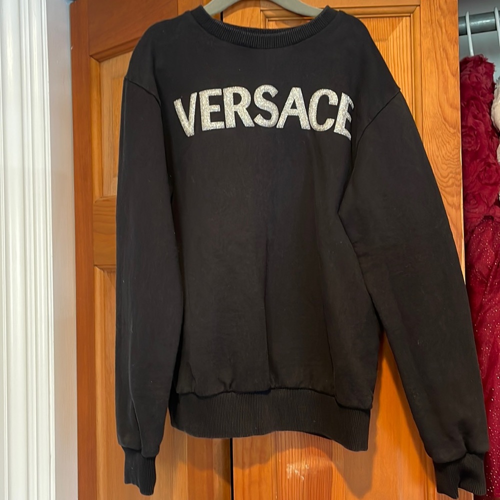 Versace kids logo sweatshirt